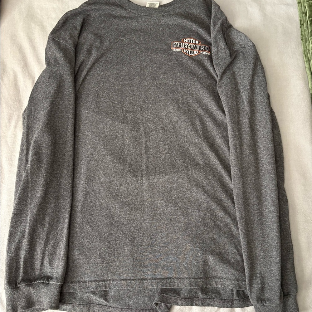 Harley-Davidson Charcoal Long Sleeve Tee